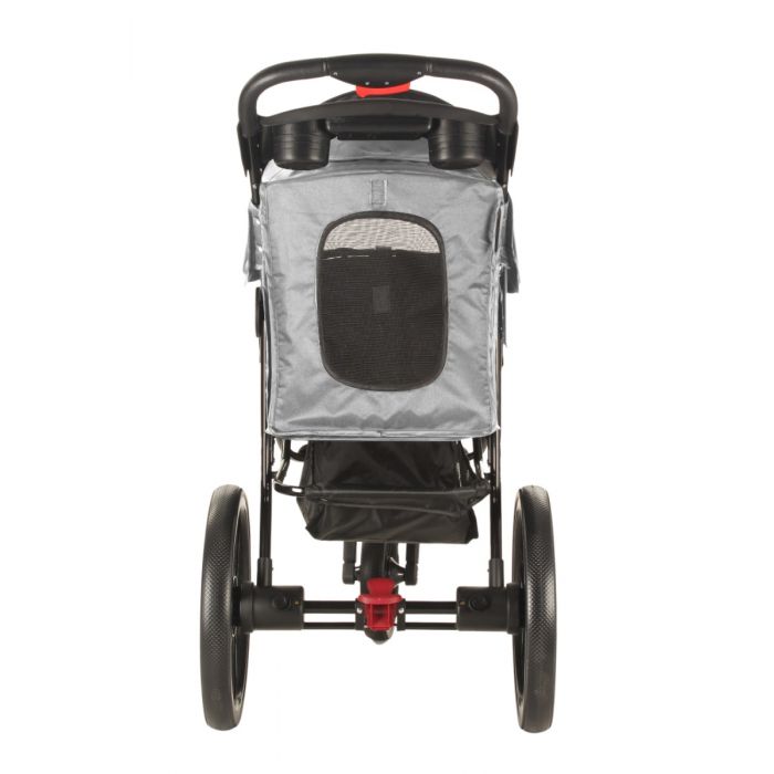 HONDENBUGGY COMFORT ALL TERRAIN - 3 WIELEN - ANTRACIET
