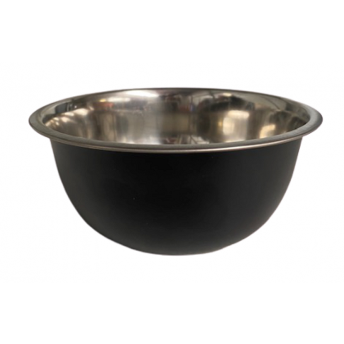 VOERBAK KOM + DEKSEL MAT ZWART 21cm