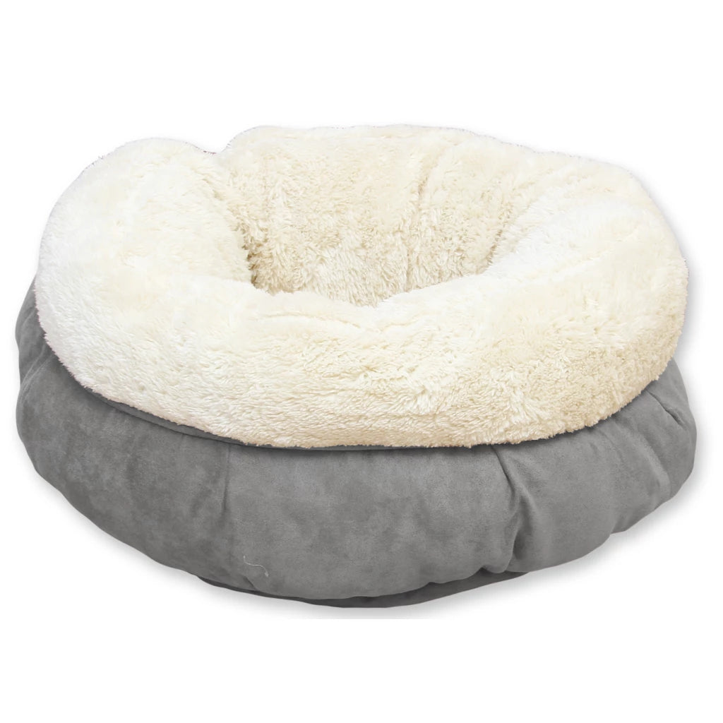 AFP Lambswool - Donut Bed Grijs ( 45 x 45 x 25 cm )