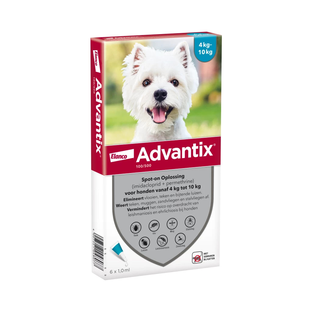 Advantix vlooien- en tekenpipet voor honden ( 8 varianten )