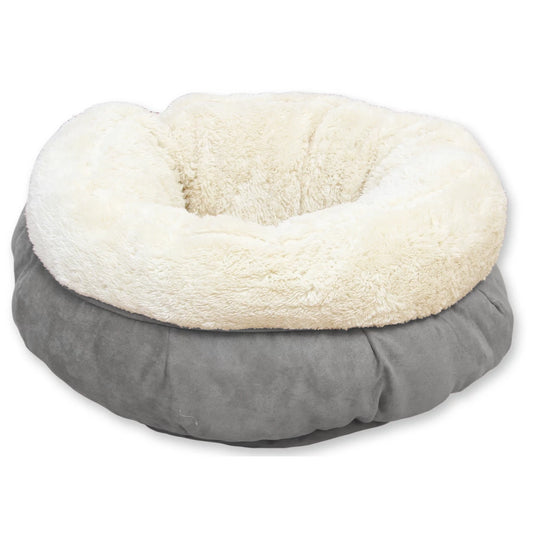 AFP Lambswool - Donut Bed Grijs ( 45 x 45 x 25 cm )