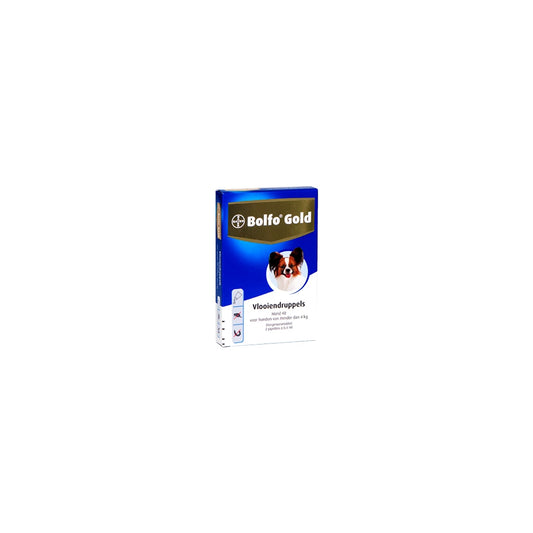 Bolfo Gold Hond 40 mg ( 2 varianten )