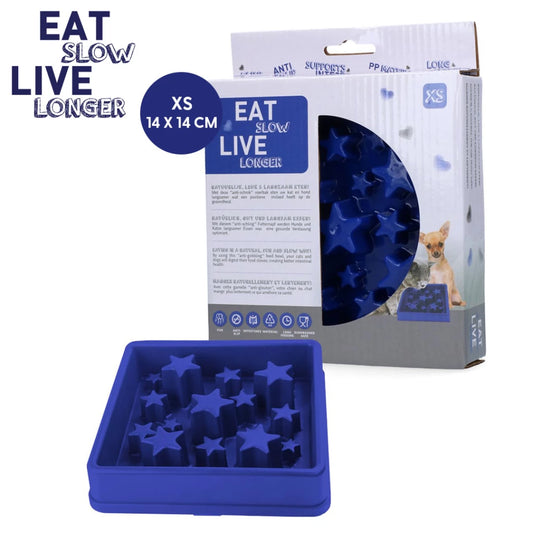 XS - Eat Slow Live Longer Star (Verschillende kleuren)