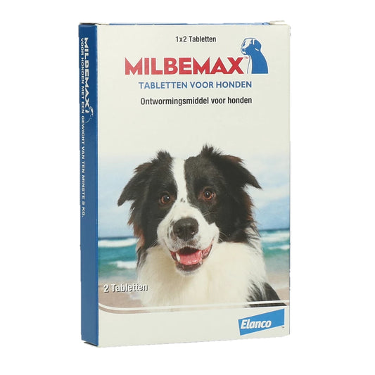 Milbemax Tabletten Hond Groot 5-75kg ( 2 varianten )
