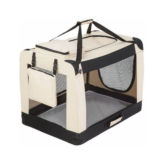 NYLON REISBENCH - BEIGE - OPVOUWBAAR