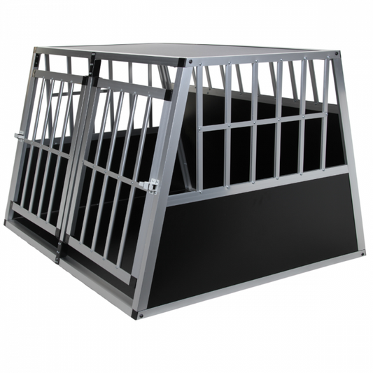 AUTOBENCH ELLIPSE - M - 89 X 69 X 50 CM - ZWART - ALUMINIUM REISBENCH