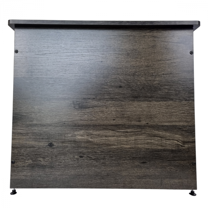 FURNITURE HONDENBENCH - DONKERGRIJS - MET BENCHMAT -  98 x 65 x 68 cm