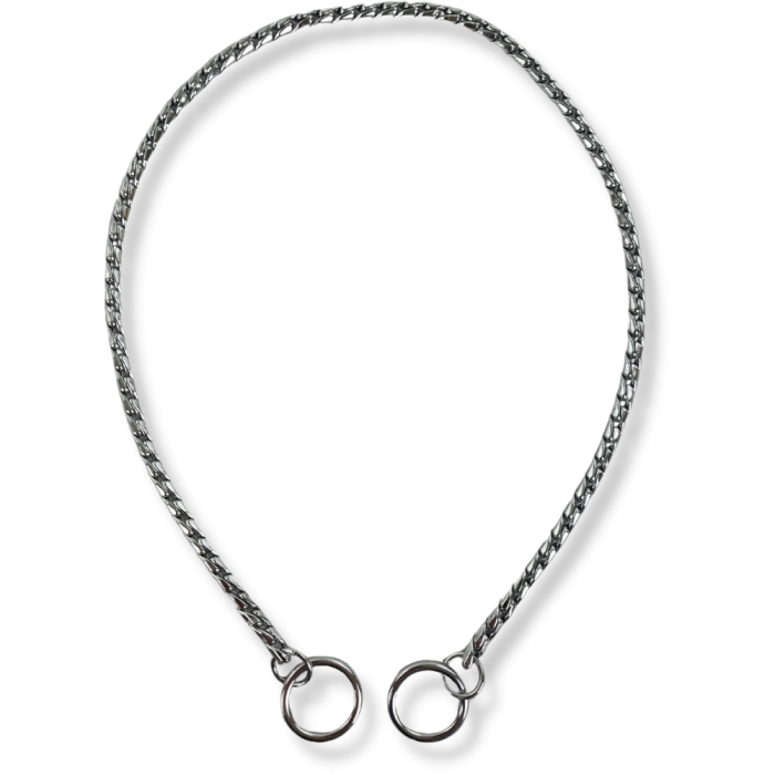SLANGENKETTING - ZILVERKLEURIGE HALSBAND