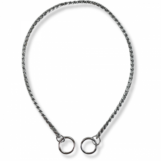 SLANGENKETTING - ZILVERKLEURIGE HALSBAND